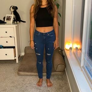 Michael Kors mid waisted skinny Jean